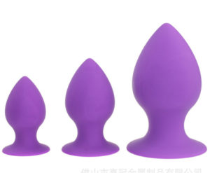 Silicone Anal Plug Ass Toys With Small Medium Large Size