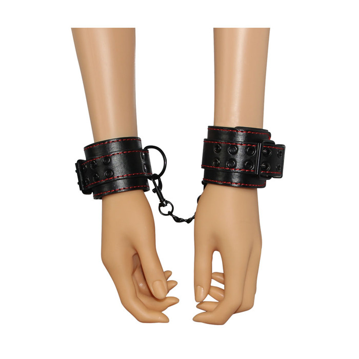 PU Leather Handcuffs Sex Toy