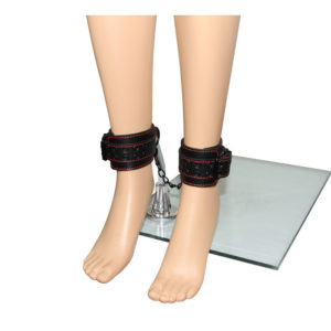 PU Leather Leg Cuffs Ankle Shackles Sex Toy
