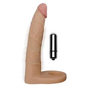 Strapless Strap On Dildo With Bullet Vibration